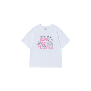 KIDS UNIVERSE DRAWING SHORT SLEEVE T-SHIRT WHITE