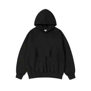 DOUBLE LINE HOODIE BLACK