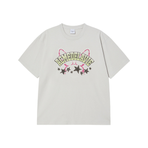 STAR RABBIT SHORT SLEEVE T-SHIRT LIGHT GREY