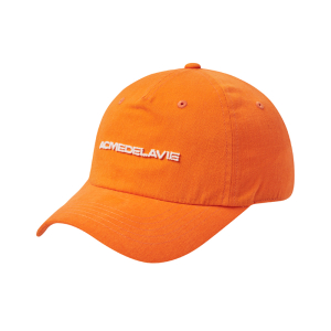 TUFT EMBROIDERY LOGO BALLCAP ORANGE