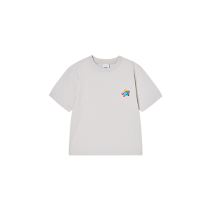 KIDS CLAY ALIEN SHORT SLEEVE T-SHIRT LIGHT GRAY