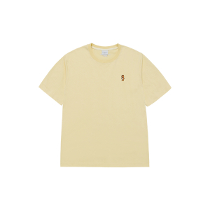 WOMAN STAND AC BEAR SHORT SLEEVE T-SHIRT LIGHT YELLOW