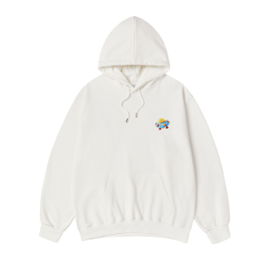 CLAY ALIEN HOODIE CREAM