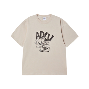 ADLV PIGGYBACK SHORT SLEEVE T-SHIRT ESSENTIAL BEIGE
