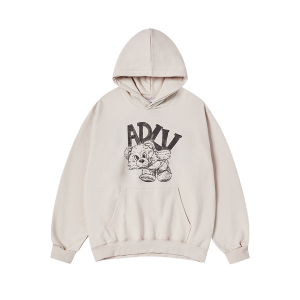 ADLV PIGGYBACK HOODIE ESSENTIAL BEIGE