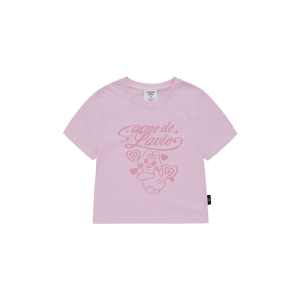 OPANCHU USAGI X ADLV WOMAN OPANCHU CROP SHORT SLEEVE T-SHIRT LIGHT PINK