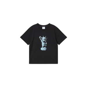 KIDS AC BEAR STATUE OF LIBERTY SHORT SLEEVE T-SHIRT BLACK