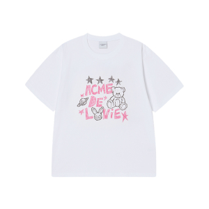 UNIVERSE DRAWING SHORT SLEEVE T-SHIRT WHITE