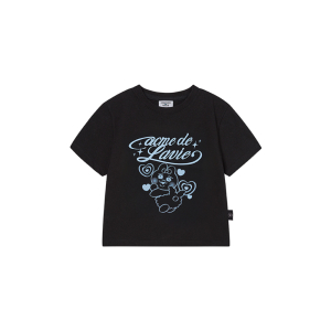 OPANCHU USAGI X ADLV WOMAN OPANCHU CROP SHORT SLEEVE T-SHIRT BLACK