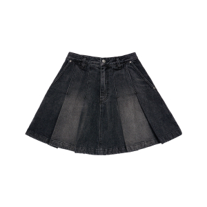 WOMAN DENIM DENNIS SKIRT BLACK