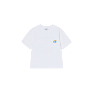 KIDS CLAY ALIEN SHORT SLEEVE T-SHIRT WHITE